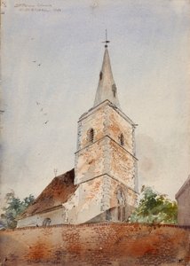 Kostel St. Peters, Cambridge, Anglie, 1880. od Cass Gilbert