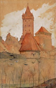 Věže z městských hradeb, Norimberk od Cass Gilbert