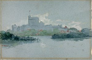 Hrad Windsor, Anglie, 1905. od Cass Gilbert