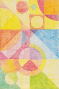 Barevná abstraktní geometrie od Catalina Somolinos