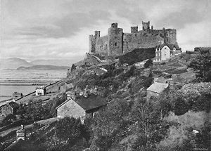 Hrad Harlech, c1896