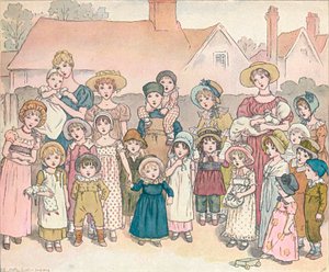 "Pouliční show", c1892, 1906.