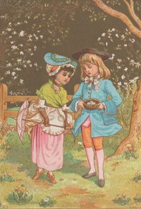 Valentine, ca. 1880. od Catherine Greenaway
