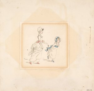 Žena a dítě, 1883. od Catherine Greenaway