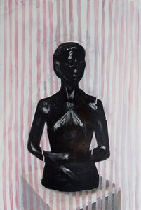 Černá Venuše, 2014-15 (olej na plátně) od Cathy Lomax