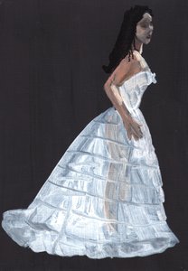 Susannah, 2011 (olej na papíře) od Cathy Lomax