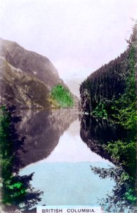 Pobřežní scéna, Britská Kolumbie, Kanada, c1920. od Cavenders Ltd