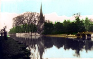 Kostel Nejsvětější Trojice, Stratford-upon-Avon, Warwickshire, 1926. od Cavenders Ltd