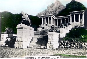 Rhodos Memorial, Devils Peak, Kapské Město, 20. léta 20. století. od Cavenders Ltd