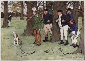 Ilustrace pro The Pickwick Papers od Cecila Aldina od Cecil Charles Windsor Aldin