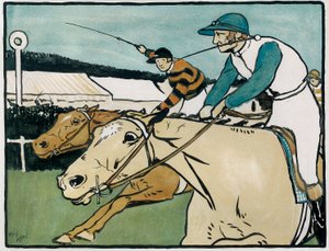 Old English Sports and Games: Racing od Cecil Charles Windsor Aldin