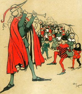 Krysař z Hamelnu od Cecil Charles Windsor Aldin