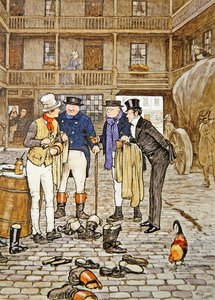 Sam na White Hart od Cecil Charles Windsor Aldin