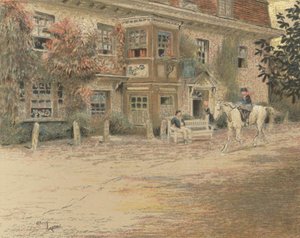 The Anchor Inn, Liphook od Cecil Charles Windsor Aldin