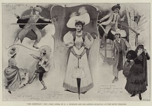 Náčelník, Nová komická opera FC Burnarda a Sira Arthura Sullivana v Savoy Theatre od Cecil Charles Windsor Aldin