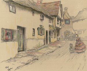 George Inn, Dorchester od Cecil Charles Windsor Aldin