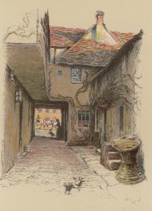 The Kings Head, Malmesbury od Cecil Charles Windsor Aldin