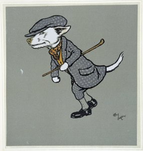 Bílá liška, gentleman - v „“ Veselé párty“, nemocný. Cécil Aldin, ed. Hodder & Stoughton, Londýn od Cecil Charles Windsor Aldin