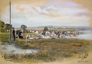 The Albert - Second Stage, 1000 yardů, Bisley Camp, 1893 (wc a kvaš na papíře)