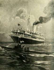 Potopení Falaba, první světová válka, 28. března 1915, c1920.