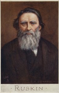 John Ruskin (1819-1900), anglický spisovatel, umělecký kritik, umělec a sociální myslitel