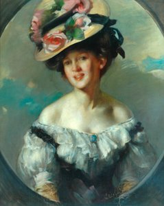 Paní Dods-Withers (olej na plátně) od Cecil William Rae