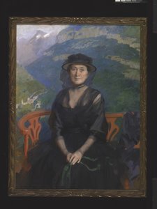 Portrét paní Addison C. Harris (olej na plátně) od Cecilia Beaux