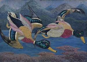 Kachny (olej na plátně) od Cedric Morris