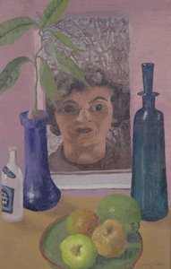 Millie u okna od Cedric Morris
