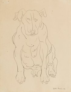 Býčí pes Nancy Morrisové od Cedric Morris