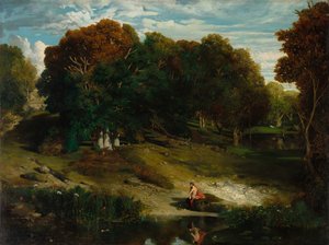 V lese, 1841. od Celestin Francois Nanteuil