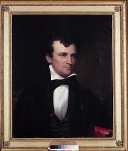 John Howard Payne olej na plátně od Cephas Giovanni Thompson