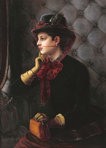 Odjezd, 1885 od Cesar Pattein