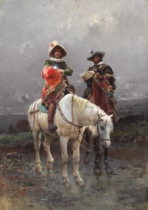 Kavalír na bílém koni, 1890