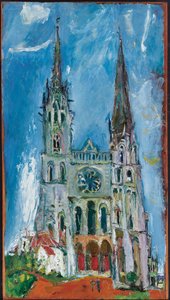 Katedrála v Chartres, 1933 od Chaim Soutine