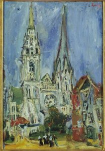 Katedrála v Chartres od Chaim Soutine