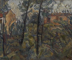 Krajina s domy, c. 1918 od Chaim Soutine