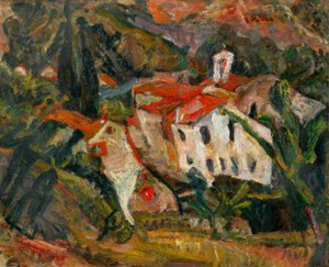 Krajina v Céret od Chaim Soutine