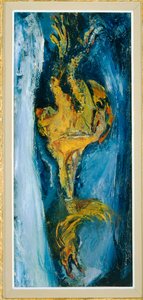 Le coq - kohout... (malba na plátně) od Chaim Soutine