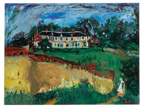 Starý dům poblíž Chartres, kolem roku 1934 od Chaim Soutine