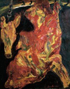 Strana hovězí a telecí hlavy od Chaim Soutine