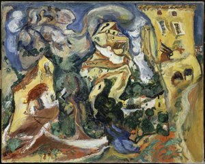 Vesnice, asi 1923 od Chaim Soutine