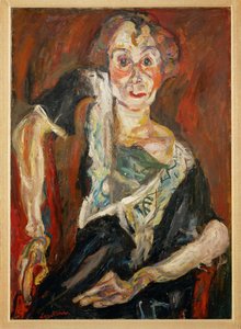 Stará herečka (malba na plátně) od Chaim Soutine