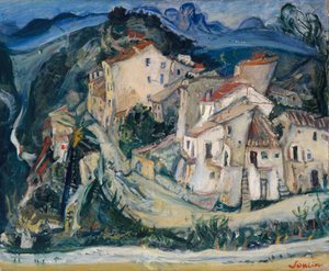 Pohled na Cagnes, kolem 1924-25
