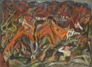 Pohled na vesnici; Pohled na obec, 1921-1922 od Chaim Soutine