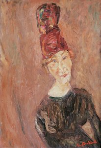 Žena s kloboukem, 1926 od Chaim Soutine
