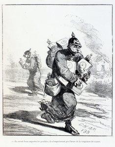 Cham "" Mohou sebrat hodiny, nezastaví zvonění hodiny pomsty"," Le Charivari od Amédée de Noé