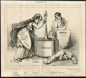 Ilustrace Cham (1819-1879) v Le Charivari