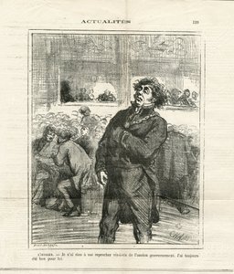 Ilustrace Cham (1819-1879) v Le Charivari od Amédée de Noé