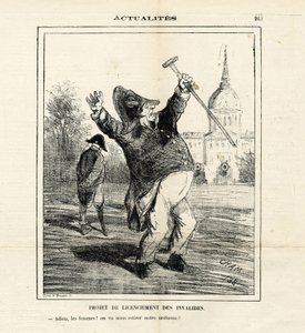 Ilustrace Cham (1819-1879) v Le Charivari od Amédée de Noé